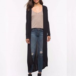 Zara Thin knit long cardigan with pockets